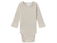 Name It pure cashmere striped bodysuit